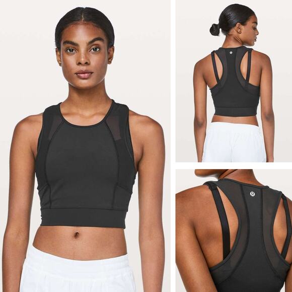 LULULEMON Laser Speed Train Tank Size 10 Black - Picture 1 of 6